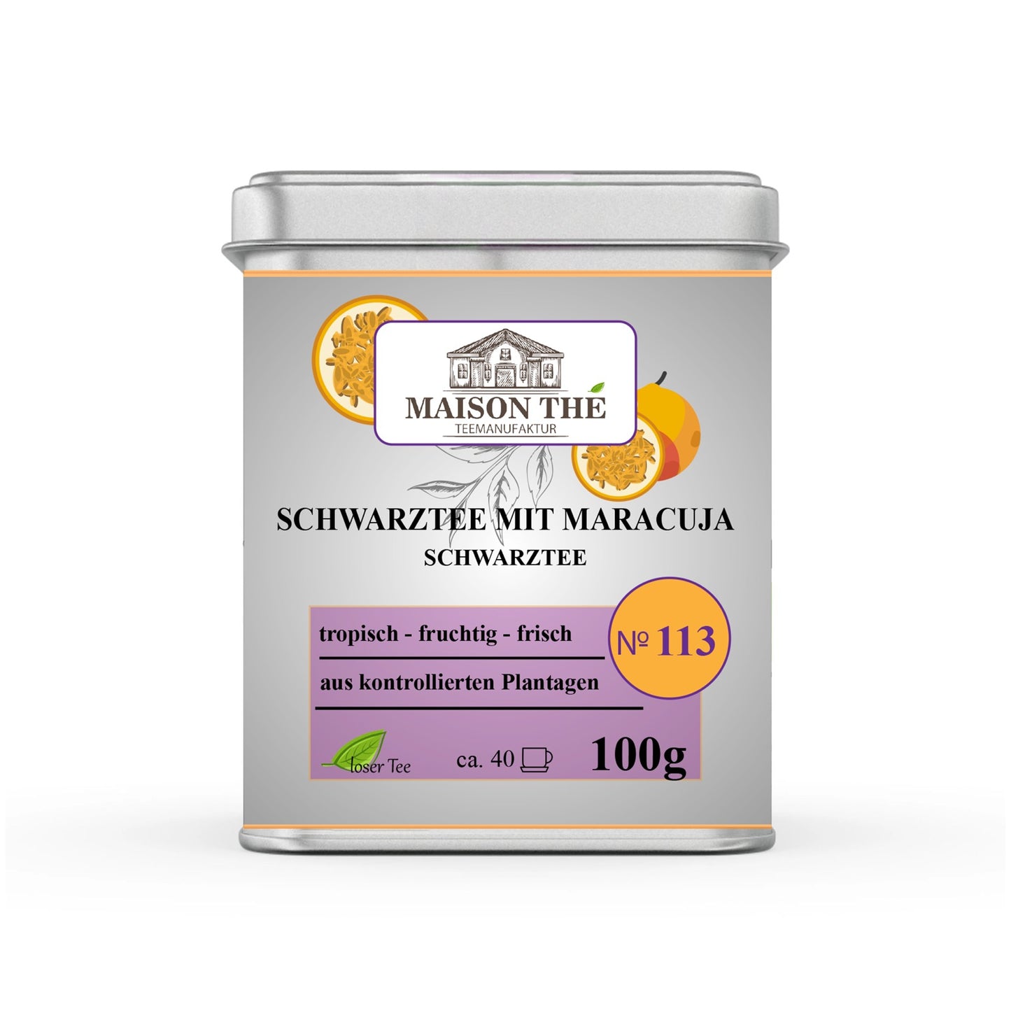 Schwarztee Maracuja N=113